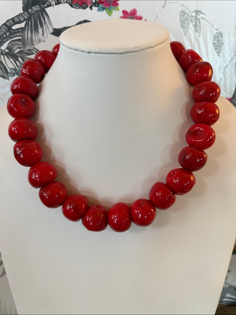 Audrey Limoges Collection Cherry Necklace